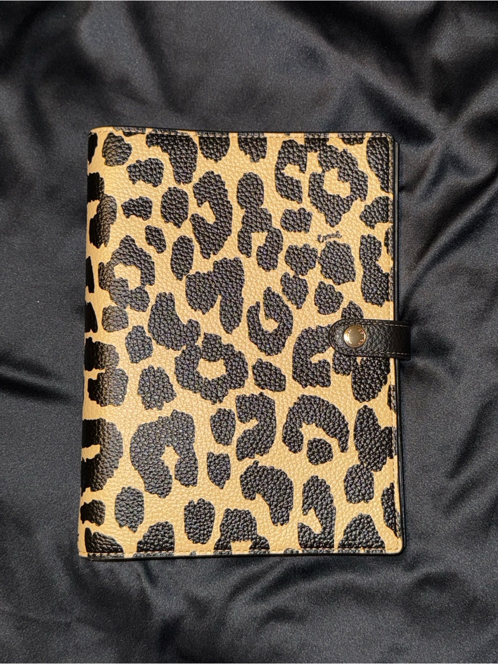 Coach leopard notebook